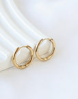 Auskarai GOLDEN HOOPS
