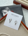 Auskarai MINI CRYSTAL HOOPS