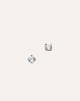 Auskarai SILVER ZIRCON DOTS