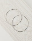 Auskarai SILVER BIG CIRCLES