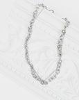 Kaklo papuošalas DOUBLE SILVER CHAIN
