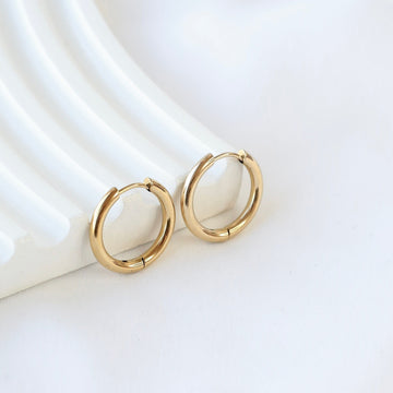 Auskarai GOLDEN HOOPS