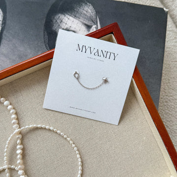 Auskarai XO CHAIN