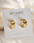 Auskarai PEBBLES HOOPS