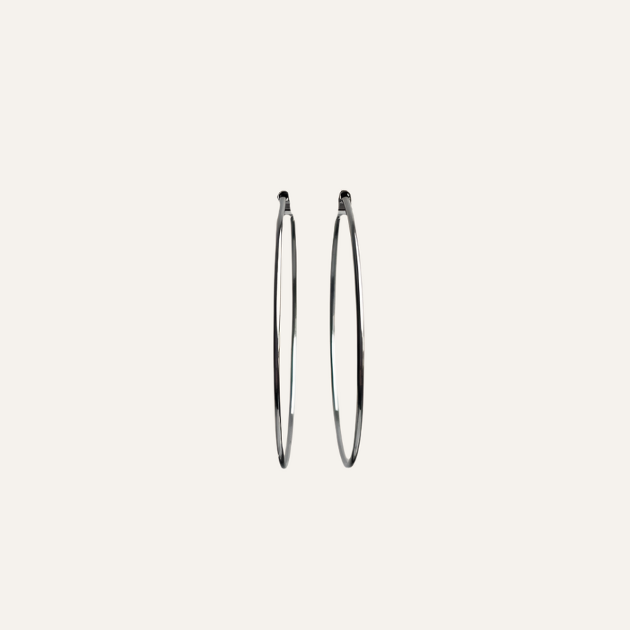 Auskarai SILVER BIG CIRCLES