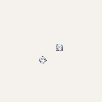 Auskarai SILVER ZIRCON DOTS
