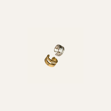 Auskaras DOUBLE ZIRCON LINE EAR CUFF