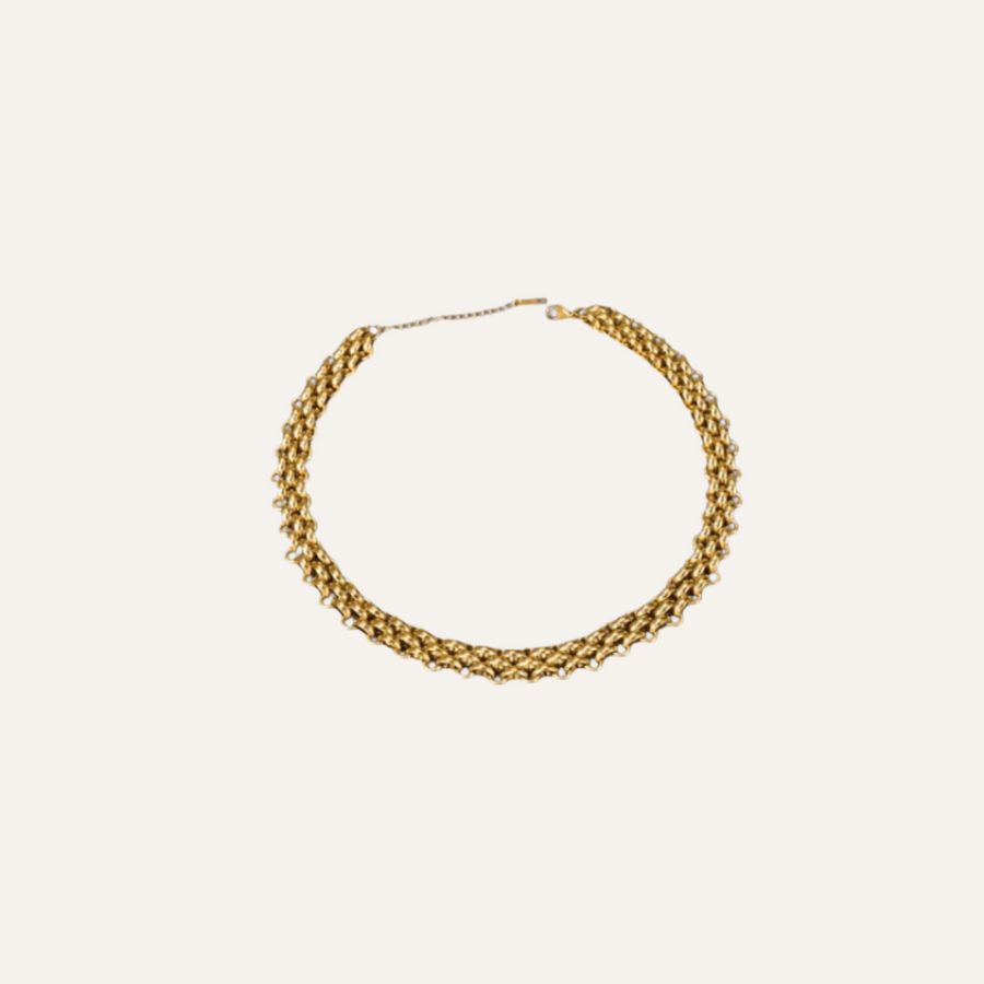 Kaklo papuošalas MASSIVE GOLDEN CHOCKER