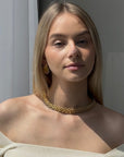 Kaklo papuošalas MASSIVE GOLDEN CHOCKER