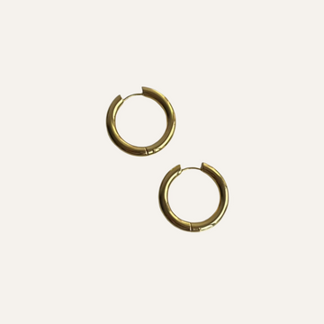 Auskarai GOLDEN HOOPS