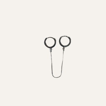 Auskarai CHAINED HOOPS