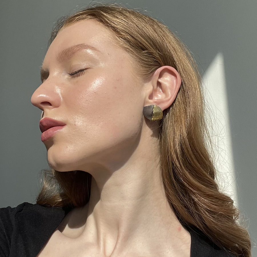 Auskarai METAL MUSE STUD