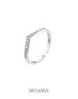 Žiedas WAVE ZIRCON