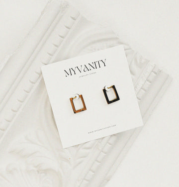 Auskarai LUNA HOOPS