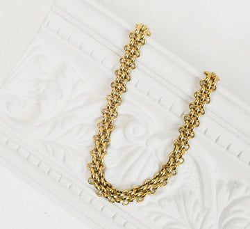 Kaklo papuošalas MASSIVE GOLDEN CHOCKER