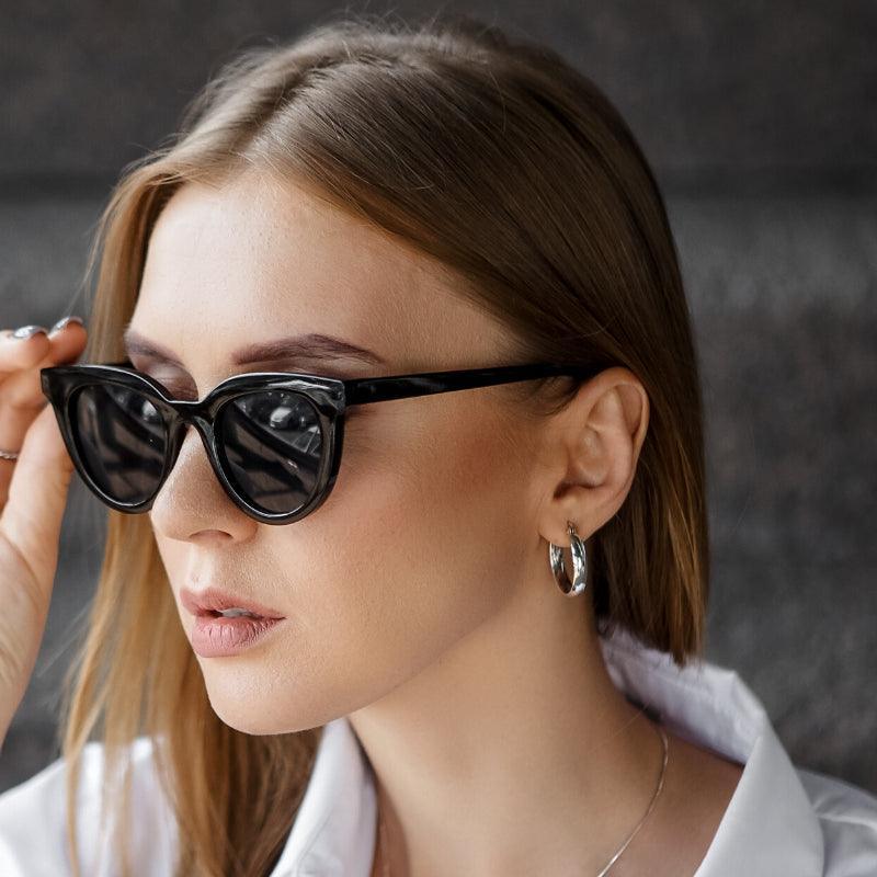 Auskarai MIDI SILVER HOOPS